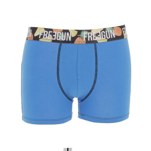 Sous Vêtement Boxer Freegun Bio Gots Bleu Boxer Bleu Roy