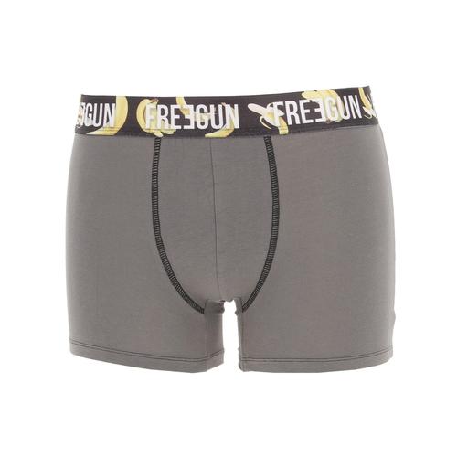 Sous Vêtement Boxer Freegun Bio Gots Gris Boxer Gris Clair