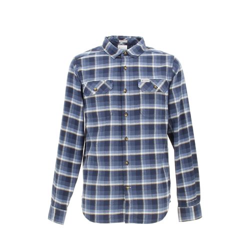 Chemise Manches Longues Columbia Flare Gun Stretch Flannel Bleu Marine