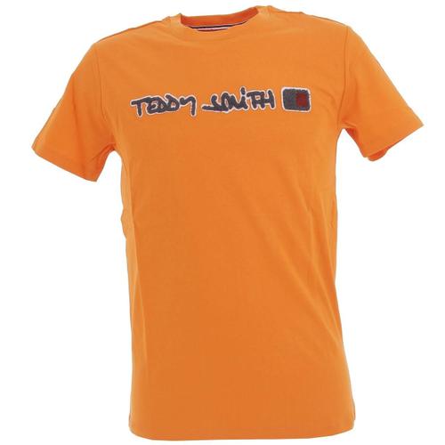 Tee Shirt Manches Courtes Teddy Smith Clap Pumpkin Org Mc Tee Orange