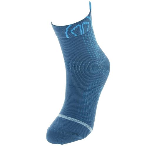 Chaussettes De Running Sidas Run Anatomic Ankle Aqua L Bleu Marine / Bleu Nuit