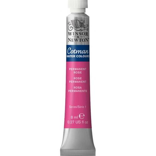 Tube De Peinture Aquarelle Fine - Rose Permanent - Cotman - Winsor & Newton - 8ml