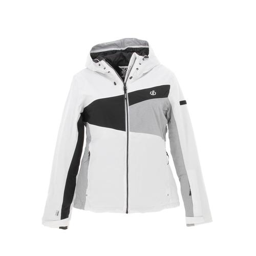 Blouson De Ski Dare2b Ice Gleam Iii Jkt White/Blk Blanc