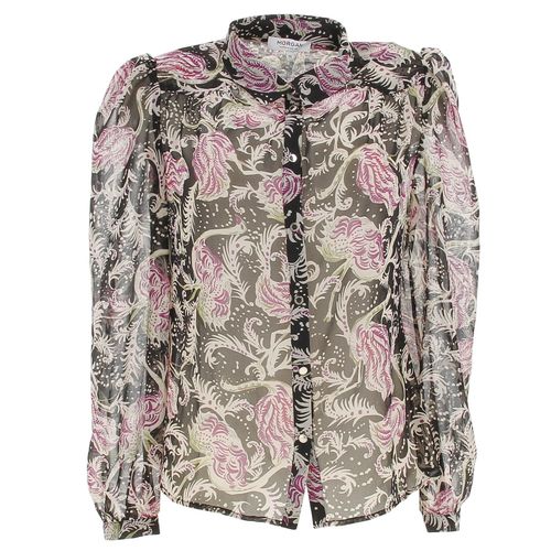 Chemise Manches Longues Morgan Coval Multico Blouse Noir