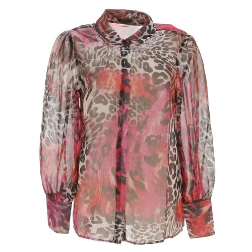 Chemise Manches Longues Guess Ls Raven Chiffon Top Rose