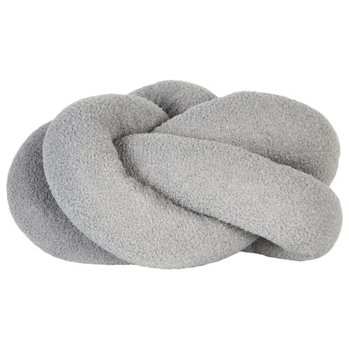 Coussin Angelonia Bouclé 45 X 45 Cm Unicolore Gris