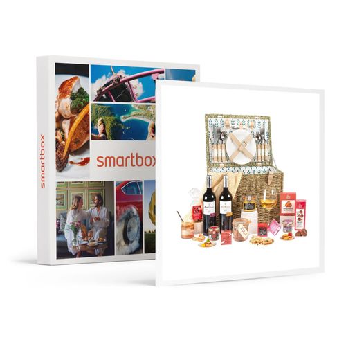 Coffret Le Déjeuner Sur L'herbe : Délices Sucrées Et Salées Et Vins Livrés À Domicile - Smartbox - Coffret Cadeau Gastronomie