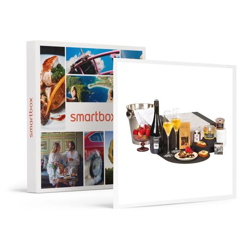 Coffret Luxe, Calme Et Volupté : Délices Salés Et Vin Livrés À Domicile - Smartbox - Coffret Cadeau Gastronomie