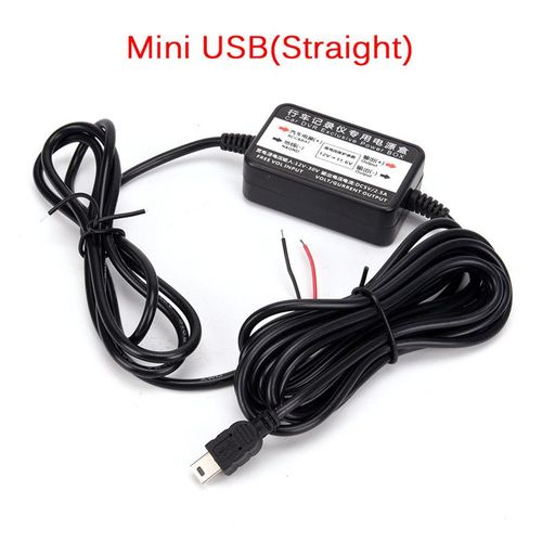 Mini Chargeur De Voiture À Câble Dur Usb/Micro Usb, Convertisseur De Puissance 2,5 A