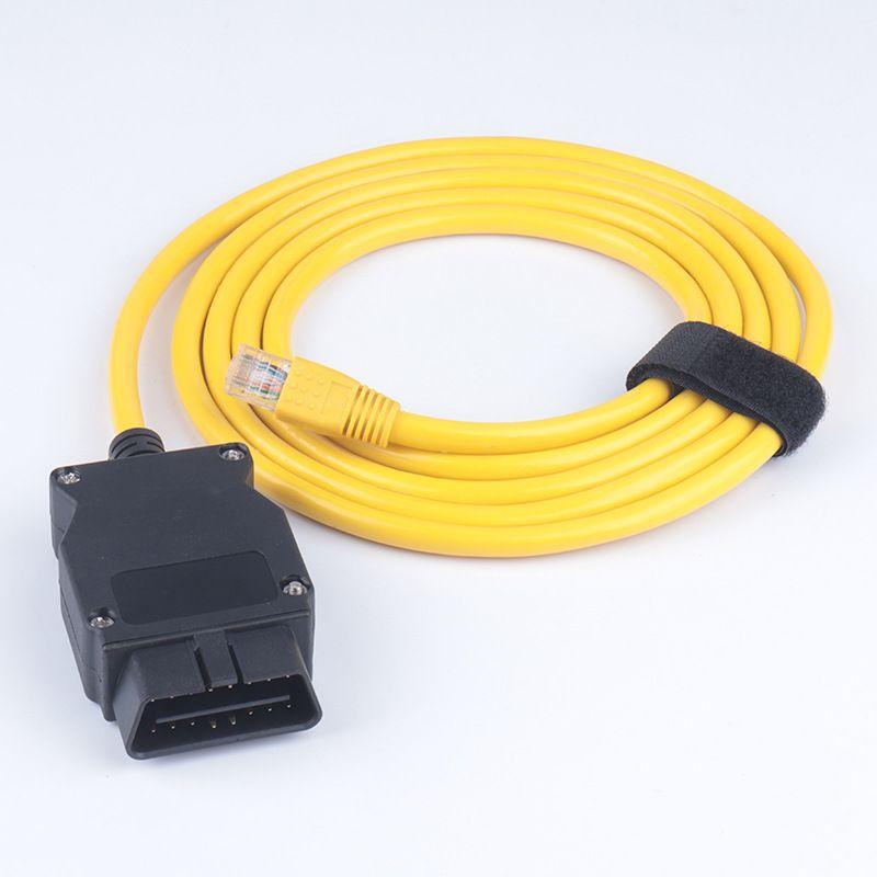 Câble d'interface ENET (Ethernet vers OBD) ICOM série F jaune