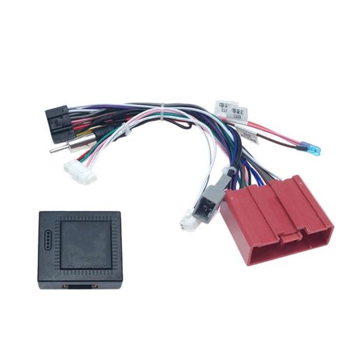 Adaptateur De Cordon D'alimentation Audio De Voiture 16 Broches, Harnais Audio Avec Boîte Canbus Pour Mazda 3 5 6 8 Cx-7 2008-2015