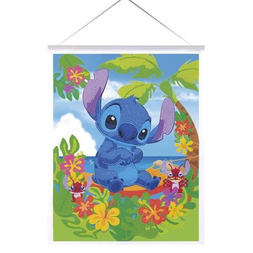 Crystal Art Kit Poster À Diamanter 35x45cm Stitch