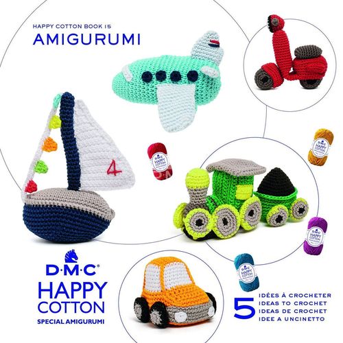 Livre Dmc Numéro 15 Happy Cotton Les Locomotions