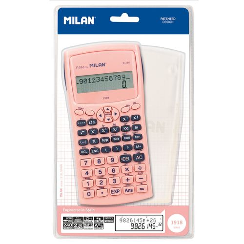 Blister calculatrice scientifique M240 série 1918, rose