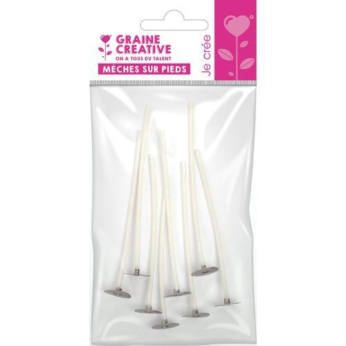 Mèches Pour Bougies - 10 Cm - Bougies À Faire Soi Même - 8 Pièces