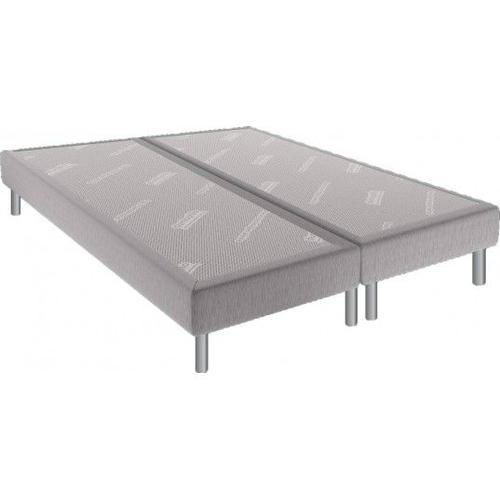 Sommier 2 X 90 X 200 Somnilat 2x90x200 (180x200cm) Bellini Gris Perle