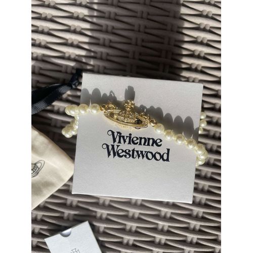 Collier Vivienne Weswood Doré À Perle 