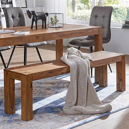 Banc 120x35x45 Cm En Bois De Sheesham Massif - Madurai