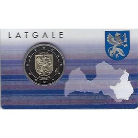 2 Euros Lettonie 2017: Latgale- Bu Coincard