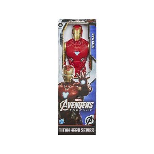 Figurine Avengers : Iron Man 30 Cm - Super Heros - Personnage Articul? Marvel - Jouet - Set Gar?On Et 1 Carte Animaux