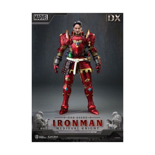 Marvel - Figurine Dynamic Action Heroes 1/9 Medieval Knight Iron Man Deluxe Version 20 Cm