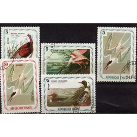 Haïti Timbres Les Oiseaux
