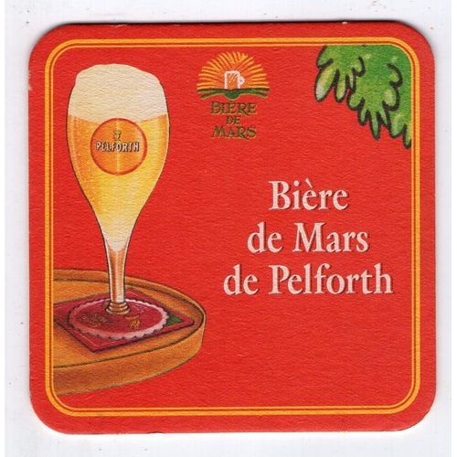 Sous Bock De Biere Biere De Mars De Pelforth