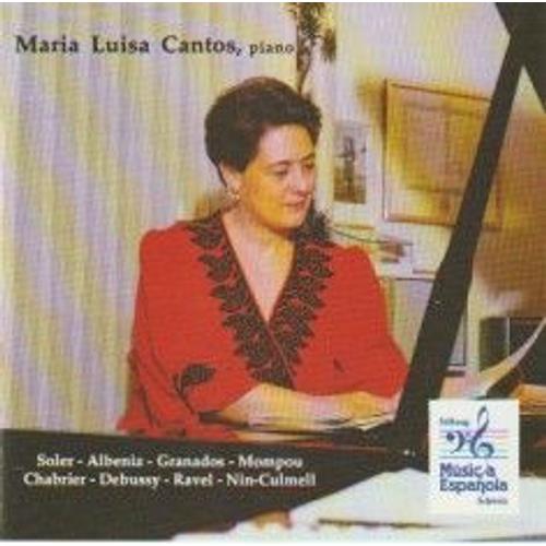 Maria Luisa Cantos Federico Mompou Cancion Y Danza Iv Emmanuel Chabrier Scherzo-Valse Claude Debussy Soirée Dans Grenade La Sérénade Interrompue La Puerta Del Vino Maurice Ravel Alborada Del Gracioso