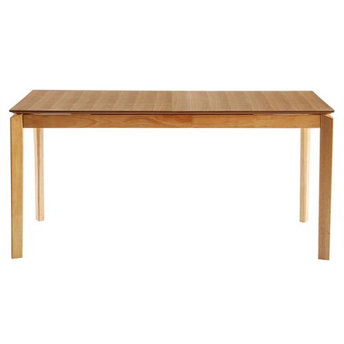 Table À Manger Extensible Rectangulaire Bois Frêne L160-210 Cm Bonavista