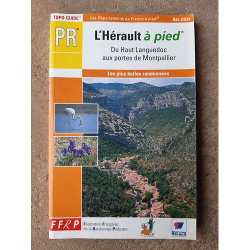 Topo Guide Rando Ffrp "L'hérault À Pied" D034 Fond Ign