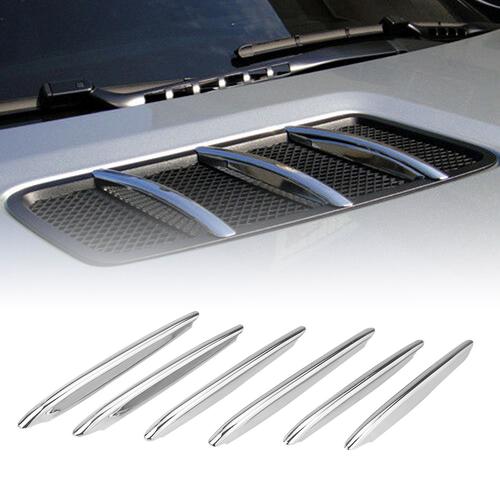 Aileron De Grille De Ventilation De Capot Avant, Pour Mercedes Benz Amg R172 Slk Slc 2011 + Couvercle De Sortie De Voiture Chromé, Bande De Flux De Conduit