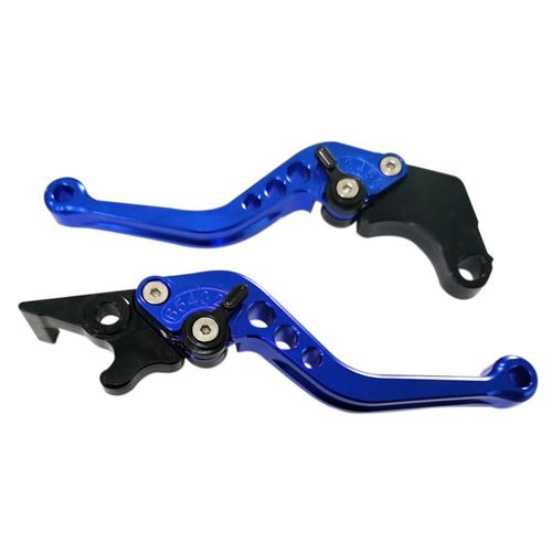 Levier De Frein Et Embrayage Moto, Poignée De Frein Et Klaxon, Accessoires Moto Pour Suzuki Honda Msx125 Bleu