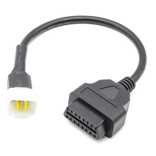 Câble Adaptateur 6 Broches Vers Obd 16 Broches, Connecteur De Détection De Défaut De Moto Pour Delphi