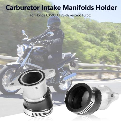 Admission De Carburateur Pour Moto, Excellent Collecteur De Processus En Caoutchouc Et En Aluminium, Botte Pour Honda Cx500 All 78-82