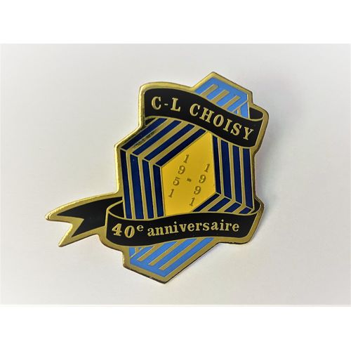 Pins Automobile Renault C. L. Choisy 1951 /1991 40 Ème Anniversaire Logo Renault