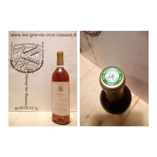 Château De Rayne Vigneau 1990 - Sauternes - 1er Grand Cru Classé - 1 X 75 Cl - Liquoreux