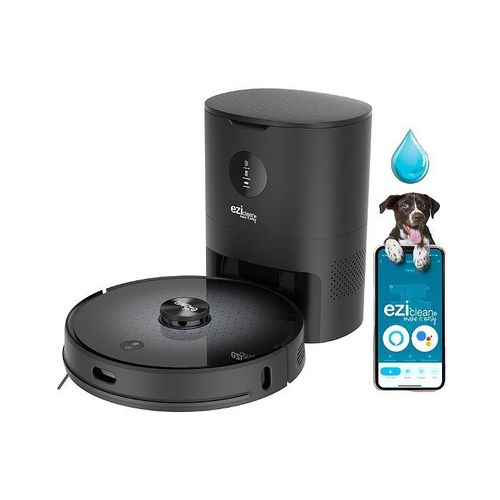 Eziclean Aqua Connect X1200 Robot aspirateur laveur connecté avec base aspirante