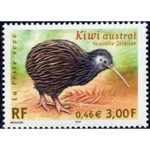 Timbre France 2000 Oblitéré2001 Kiwi Austral 3.00 Yt3360