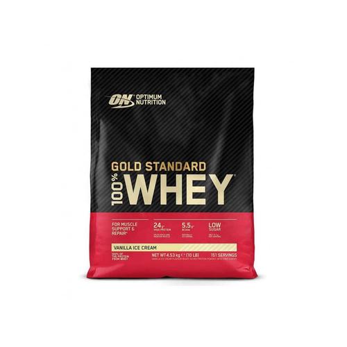 100% Whey Gold Standard (4,54kg)|Vanille| Whey Protéine|Optimum Nutrition 
