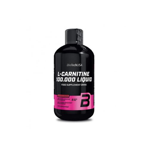 L-Carnitine 100.000 Liquide (500ml)|Pomme| L-Carnitine|Biotech Usa 