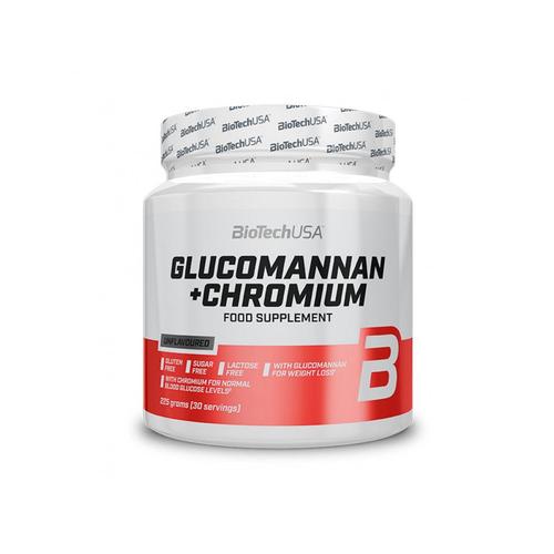 Glucomannan + Chromium (225g)| Coupe Faim|Biotech Usa 