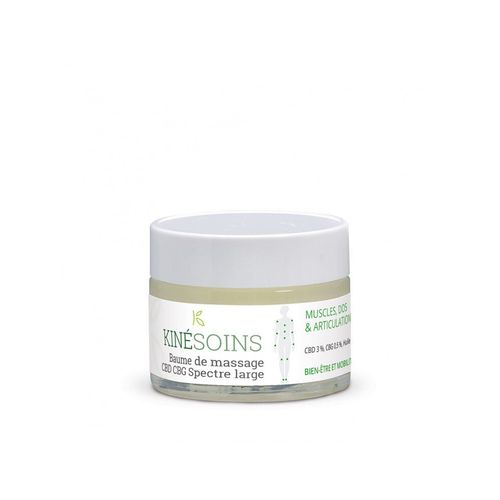 Baume De Massage Cbd Cbg Spectre Large (26g)| Décontractants Musculaires|Kinésoins 