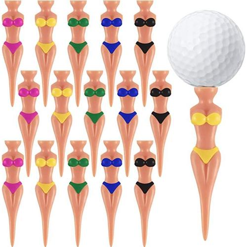 10 Pièces Tees De Golf Drôles Tees De Golf Dame Bikini Fille, 76 Mm (3 Pouces) Tees De Golf Pin-Up En Plastique, Tees De Golf Accueil Femmes Pour Formation Accessoires De Golf