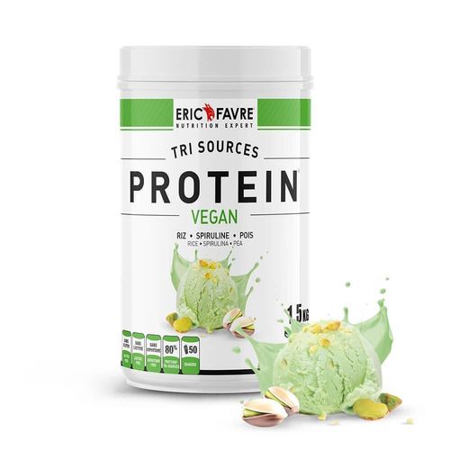 Protéines Végétales Tri-Source, Protein Vegan, Pistache 