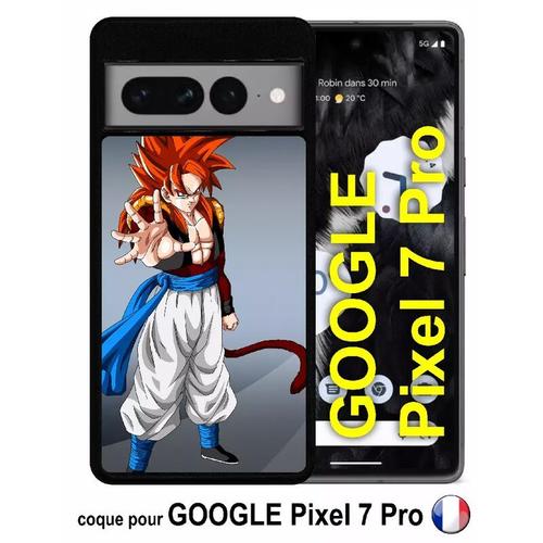 Coque Pour Google Pixel 7 Pro - Dragon Ball Gt Gogeta Super Saiyan 4 - Silicone - Noir