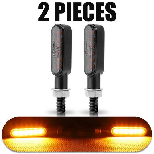 Mini Clignotant De Moto Led 8mm Pour Honda Yamaha Kawasaki Cafe Racer 12v