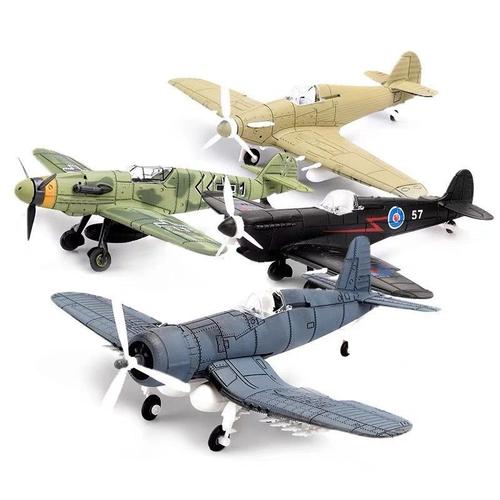 couleur F4U 1 Avion de chasse modèle 4D de la seconde guerre mondiale en  plastique à assembler, accessoires de bricolage, jouet petit avion, Kits  artisanaux pour adultes, 1/48