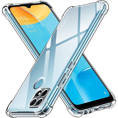 Coque Oppo A15 Transparente Silicone Angles Renforcés Ghl Tech