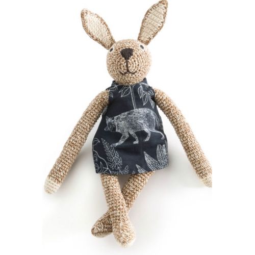 Doudou Peluche Lapin Am Pm Anne Claire Petit  Peluche Tricot Crochet La Redoute Naissance Bébé Jouet 