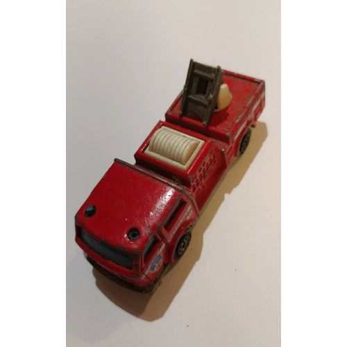 Majorette Camion De Pompier Échelle Rouge 